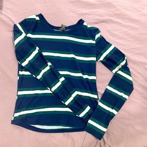 striped long sleeve tee